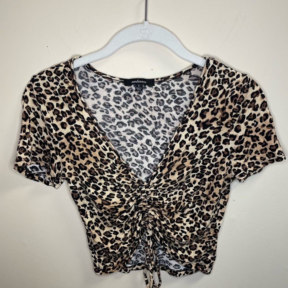Cheetah print going out top